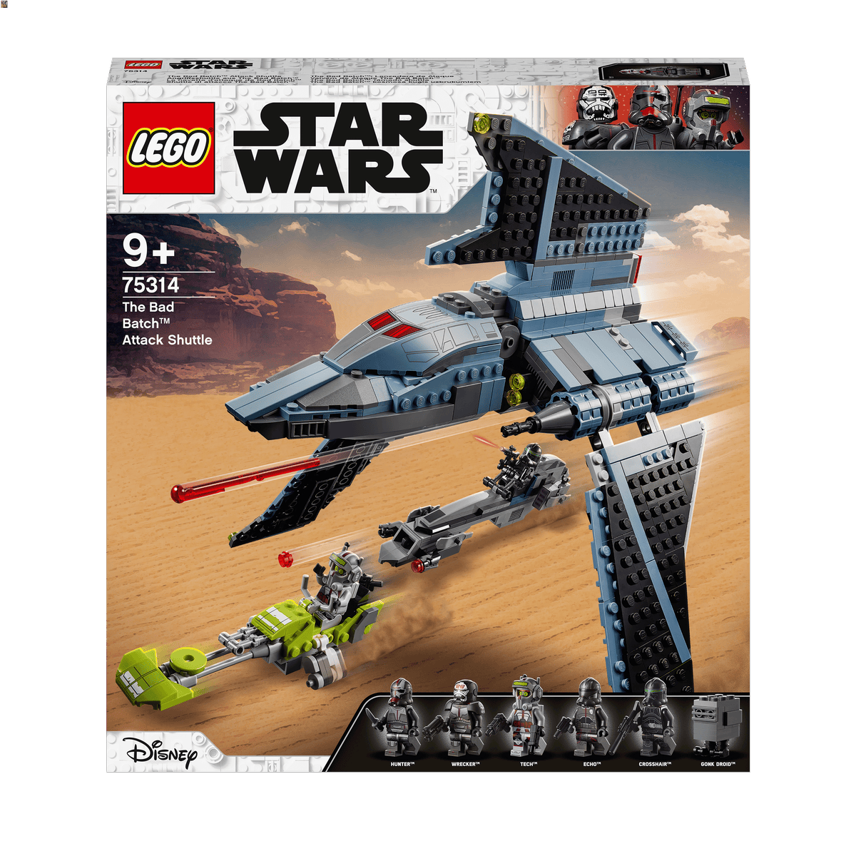 LEGO® Star Wars™ 75314 La Navette d’Attaque du Bad Batch™