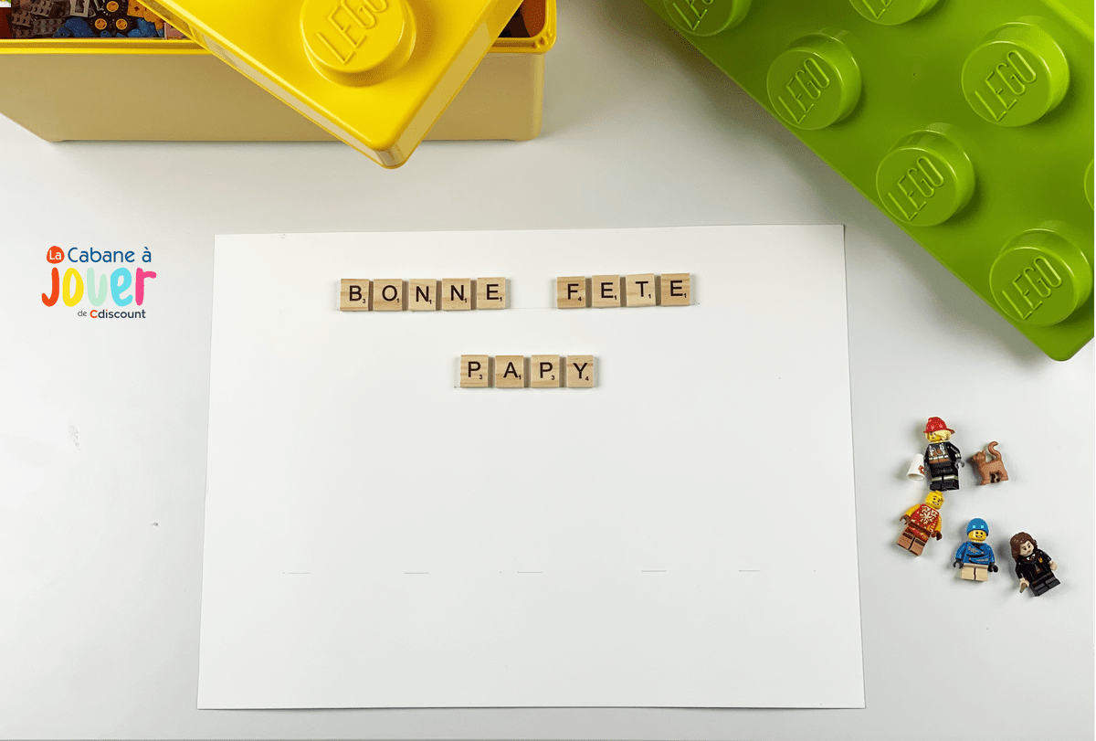 Tuto cadeau fête des grands-pères : fabriquer un cadre familial avec