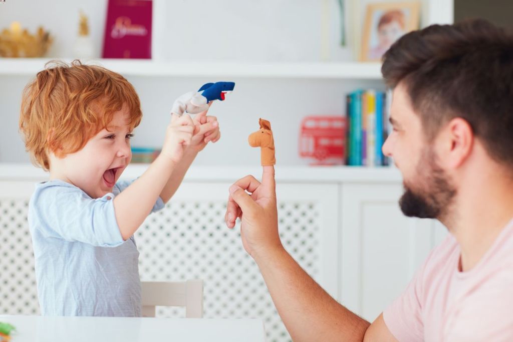 Marionnette à main pour fille cheveux noirs, jouets interactifs pour  enfants, idées d'apprentissage pour bébé, jouet de communication pour  enfants, marionnette à main avec bouche mobile -  France