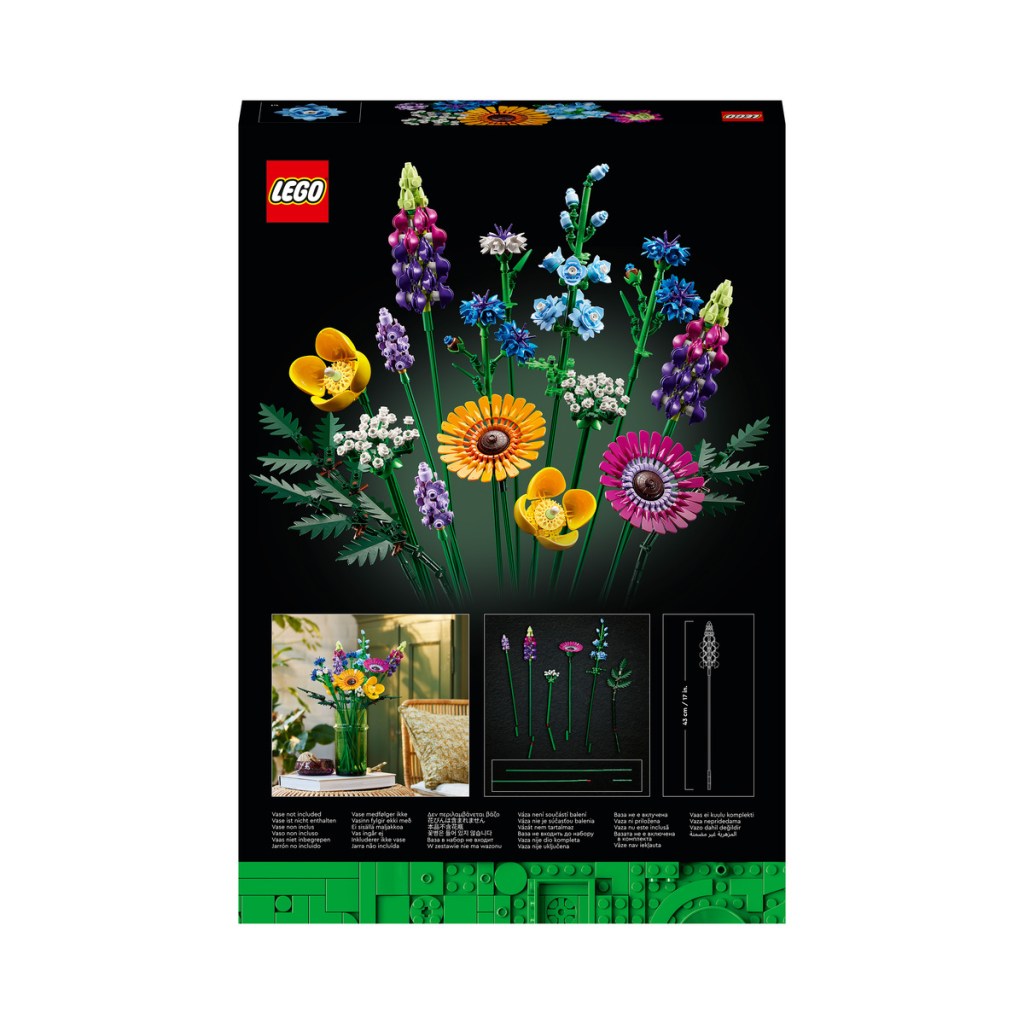 LEGO® Icons 10313 Bouquet de Fleurs Sauvages dos
