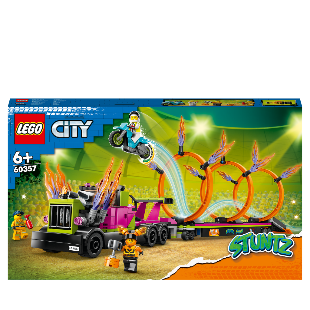 LEGO 60324 City La Grue Mobile, Jouet de Camion, Engin de Chantier