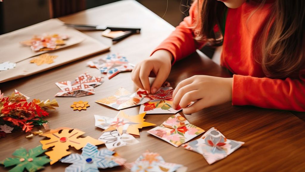 Maisonnettes en carton kraft - 6 pièces - Photophores Noël - 10 Doigts