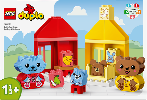 LEGO DUPLO My First 10414 Mes Rituels Quotidiens - Le Repas et le Coucher