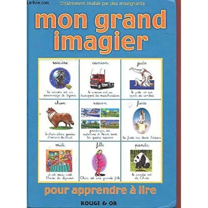Mon grand imagier pour apprendre