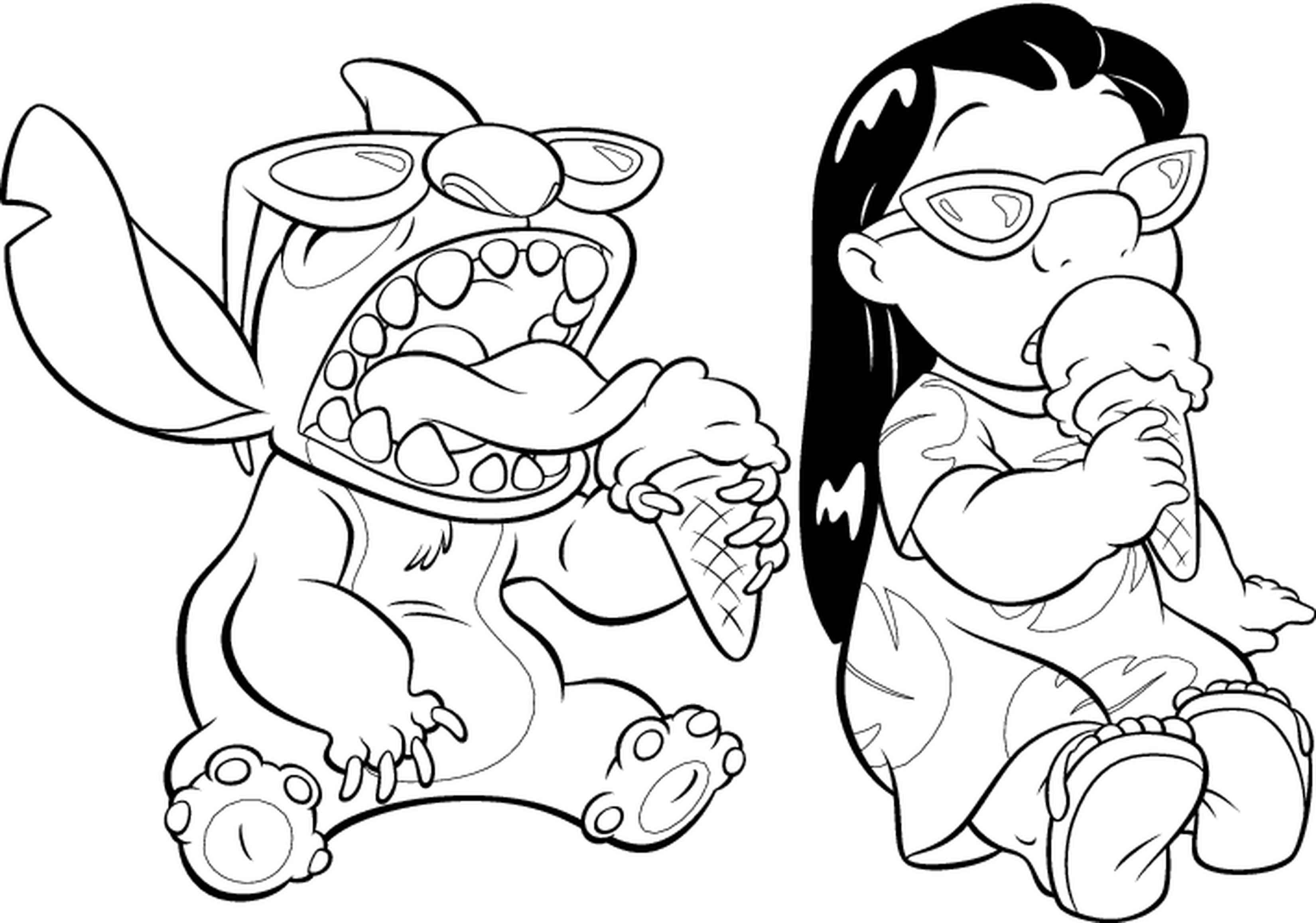 Stitch : coloriages et jeux à imprimer gratuitement