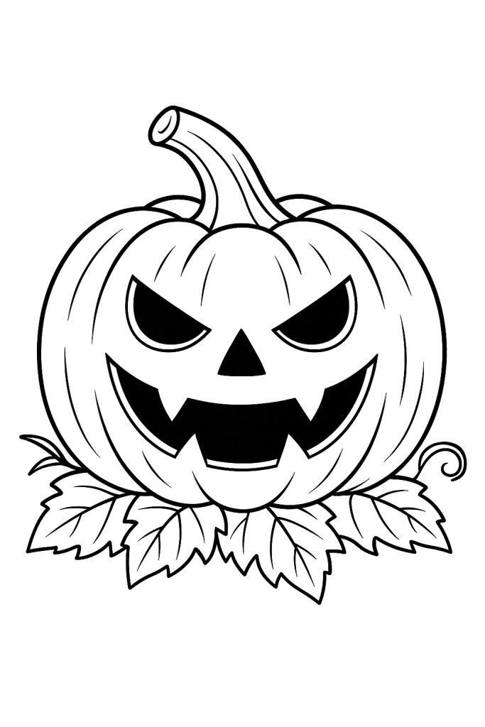 coloriage citrouille halloween