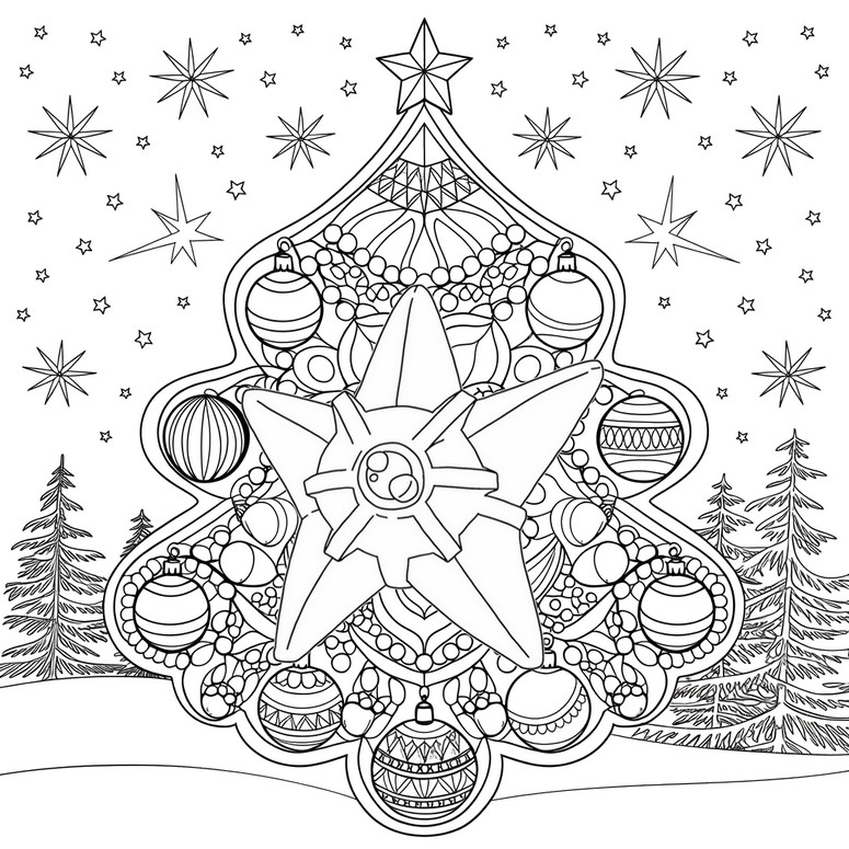 coloriage pokemon noel