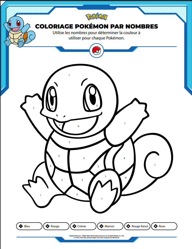 coloriage carapuce