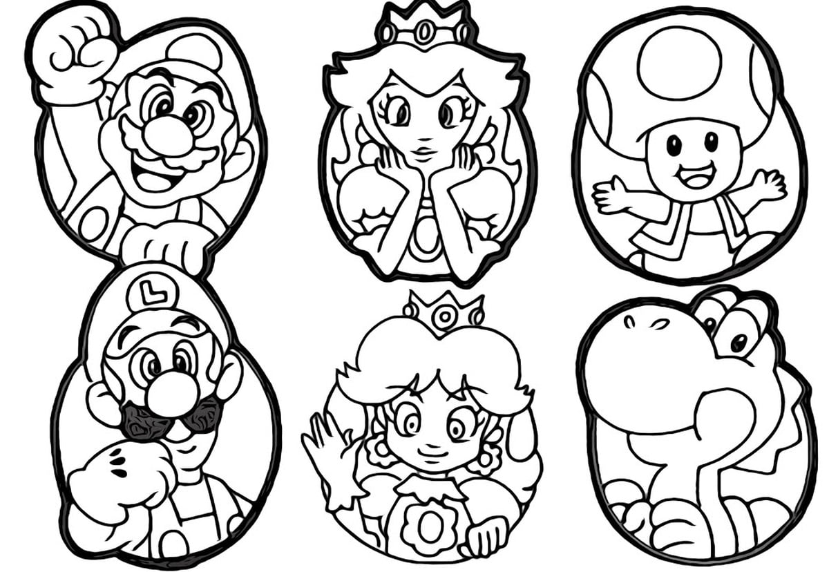 Les plus beaux coloriages Mario et Luigi : toute la magie Nintendo à