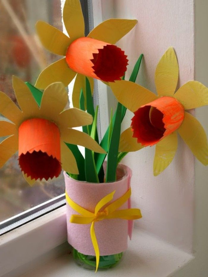 bricolage fleurs maternelle