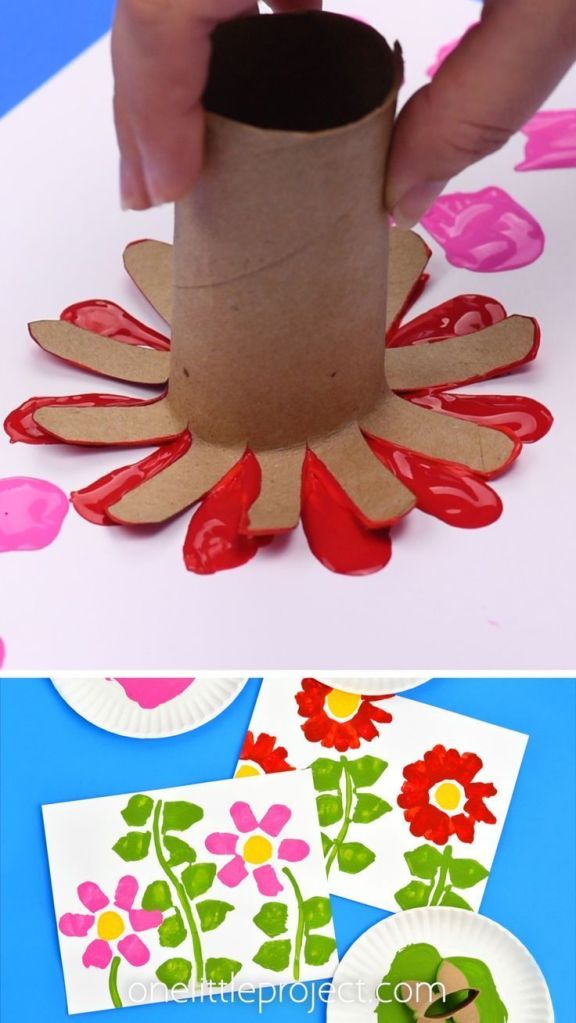 bricolage fleurs maternelle