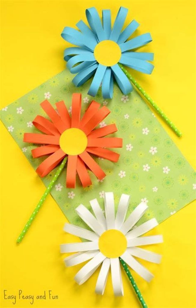 bricolage fleurs maternelle