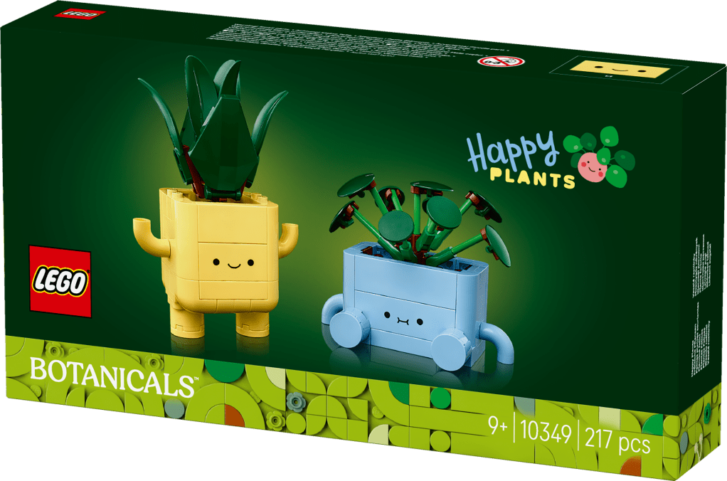 boîte LEGO Botanique 10349 : Petites Plantes Souriantes