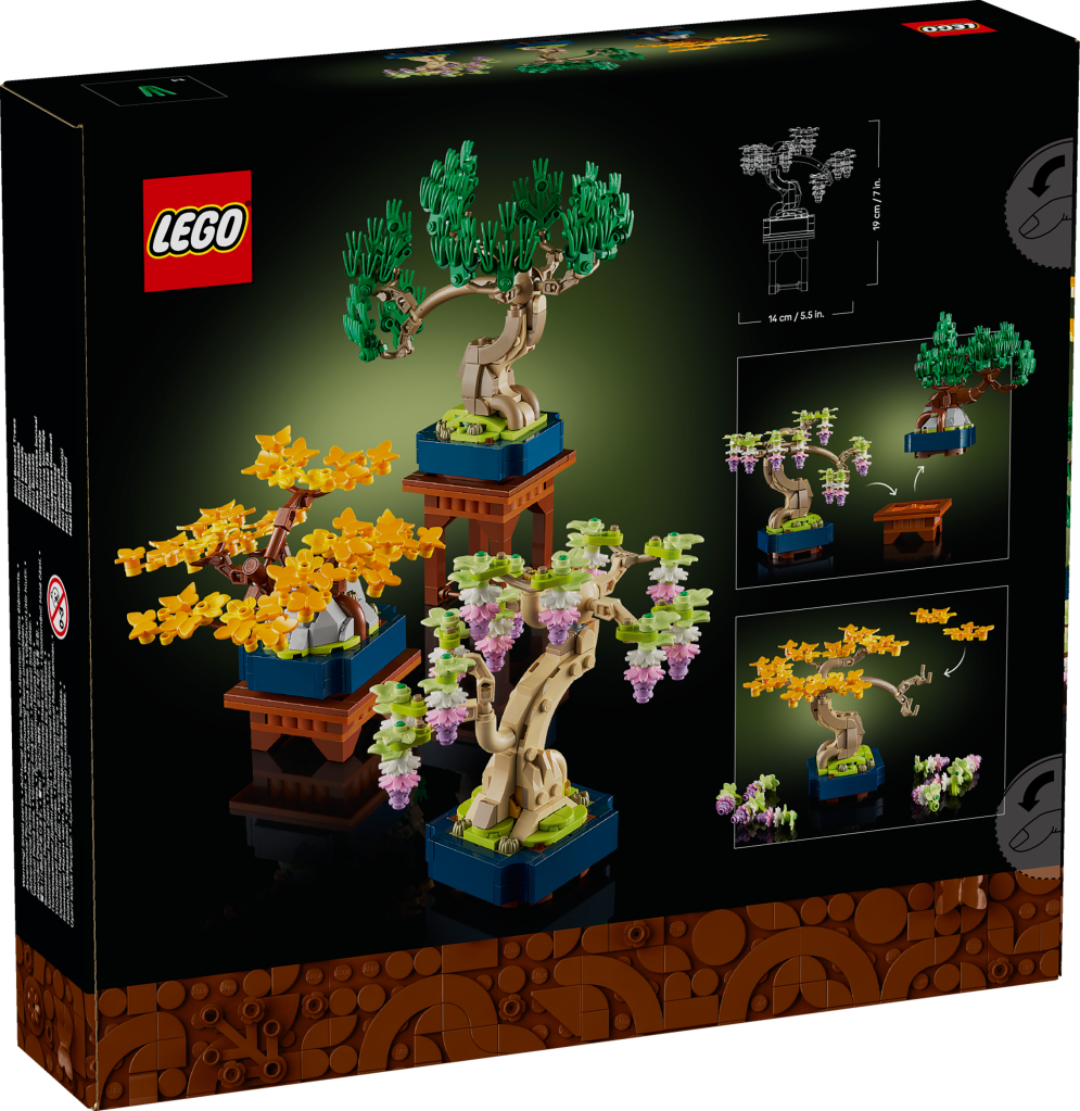 boîte LEGO Botanicals 10373 Mini Bonsaïs