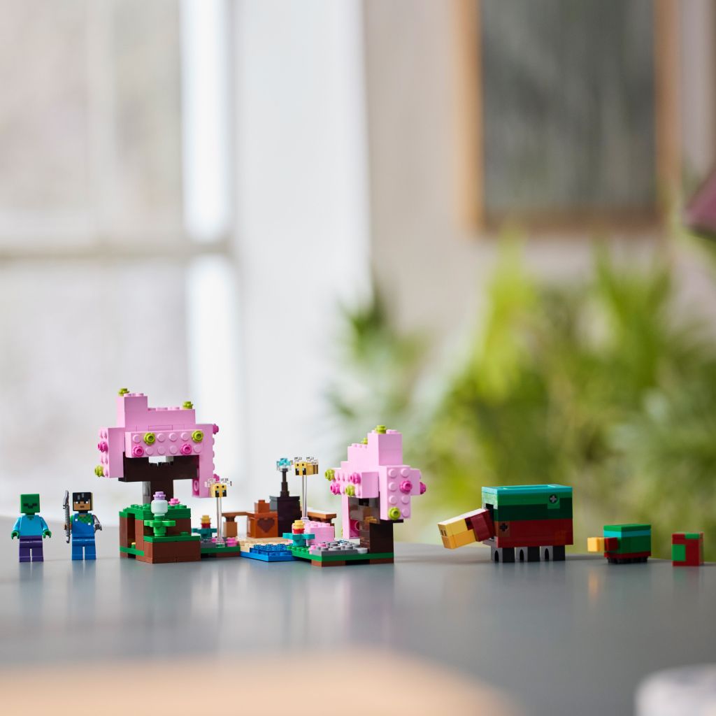 décoration LEGO 21260 Le jardin des cerisiers en fleurs