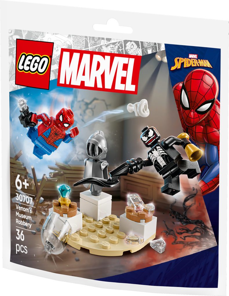 boîte LEGO Marvel 30707 Venom et le cambriolage du musée