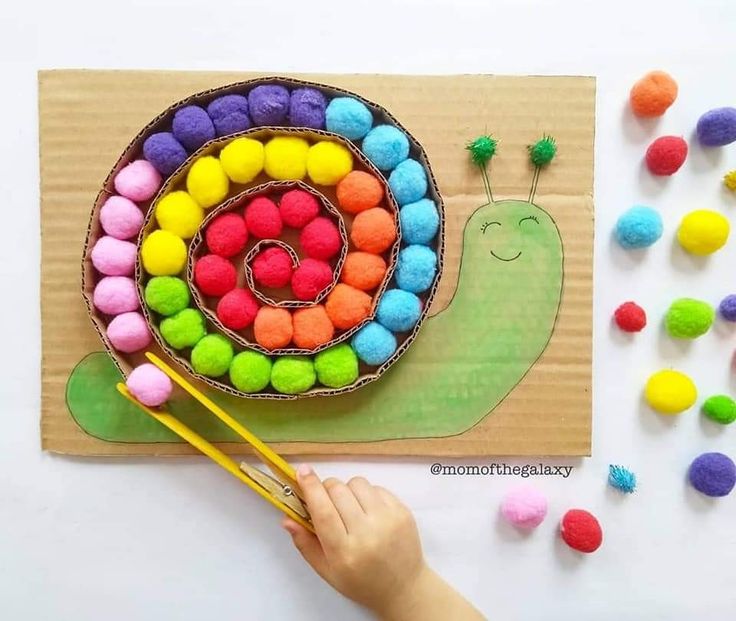 bricolage escargot maternelle