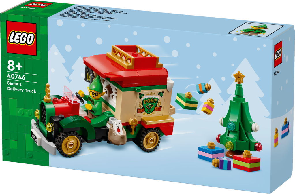 boîte LEGO 40746 Le Camion de Livraison du Père Noël