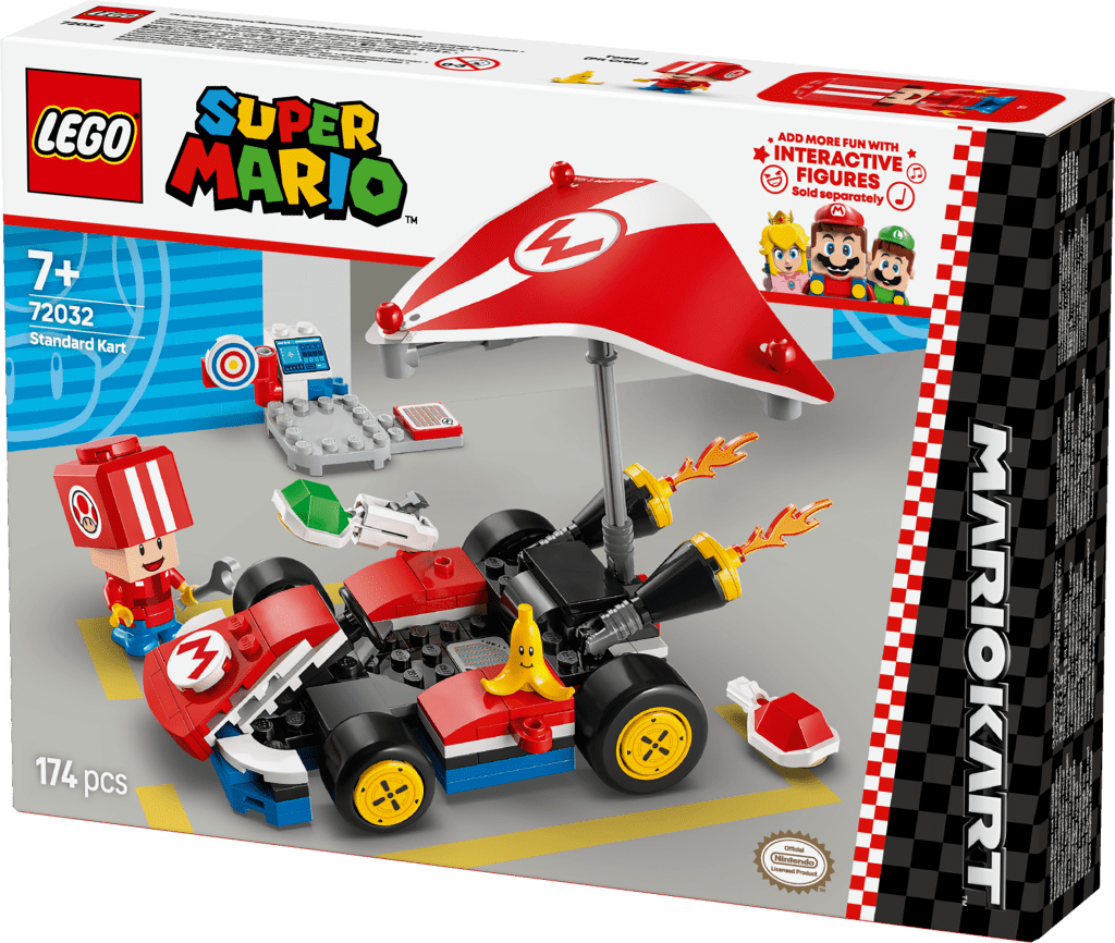 boîte LEGO Super Mario 72032 Mario Kart – Kart Standard