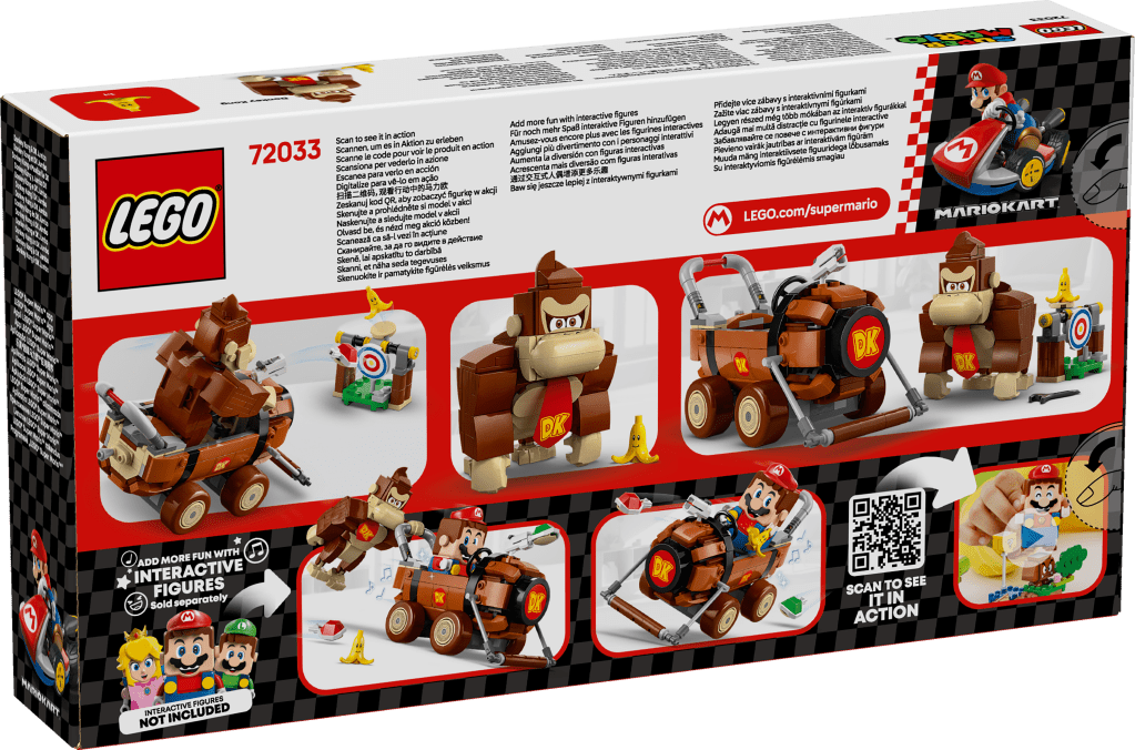 boîte LEGO Super Mario 72033 Mario Kart – Donkey Kong et DK Jumbo