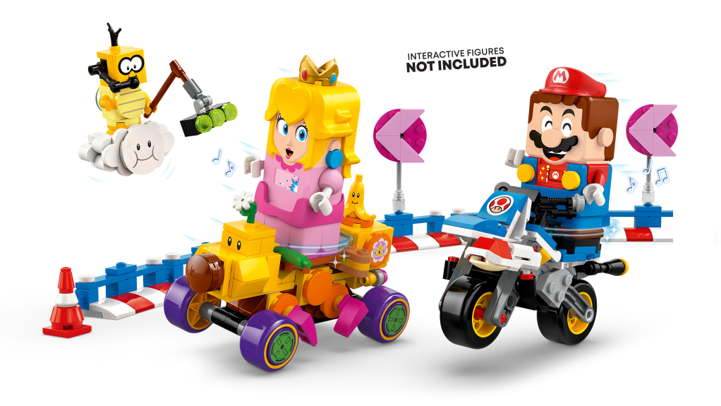 détails LEGO Super Mario 72036 : Mario Kart - Bébé Peach et Ensemble de Grand Prix