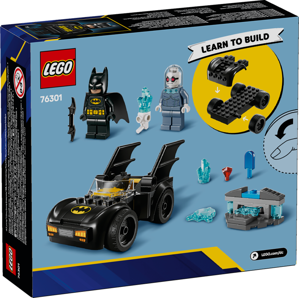 boîte LEGO DC Batman 76301 : Batman et la Batmobile contre Mr. Freeze