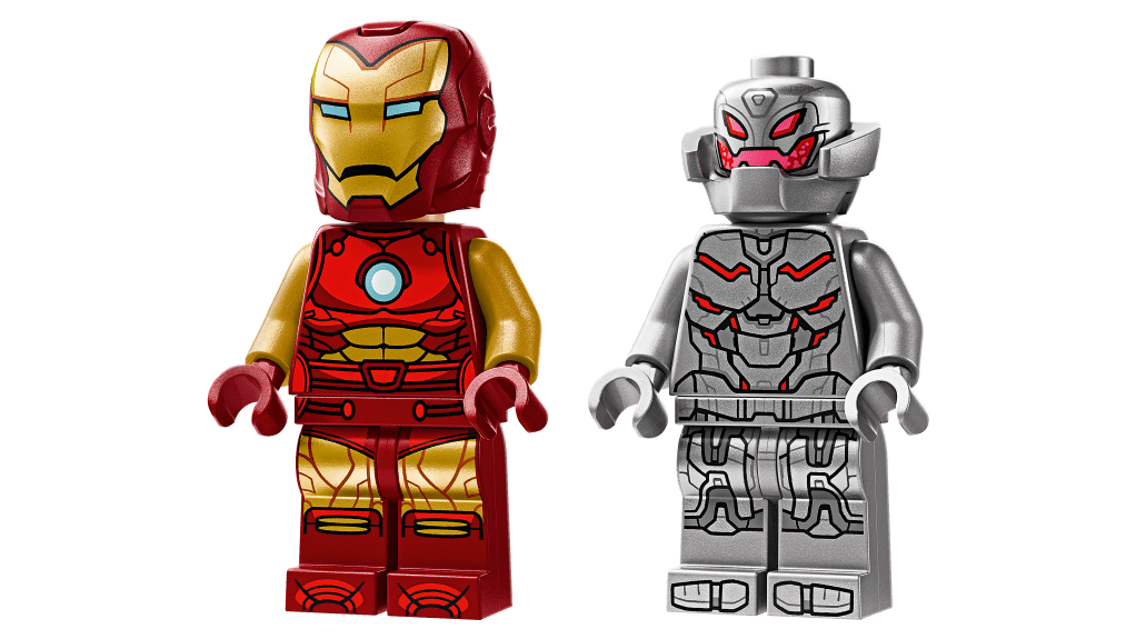 personnages LEGO Marvel 76307 : Le robot d’Iron Man contre Ultron