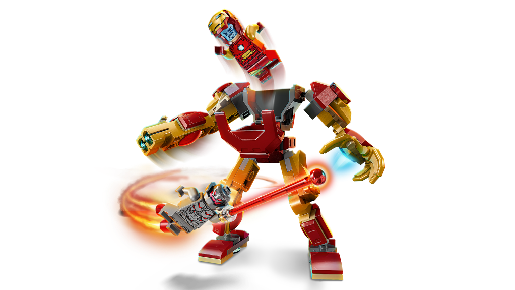 détails LEGO Marvel 76307 : Le robot d’Iron Man contre Ultron
