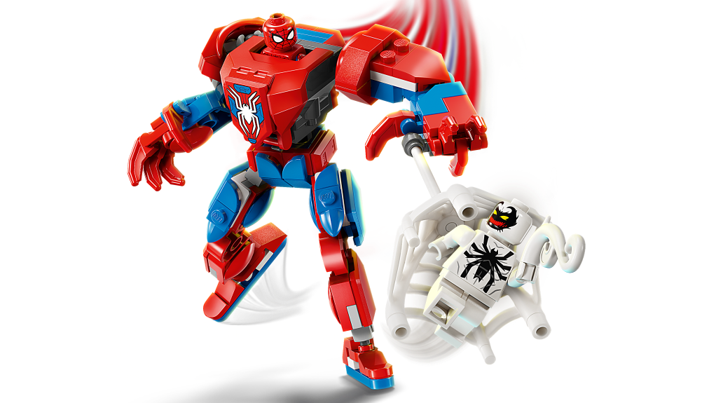 détails LEGO Marvel 76308 Le robot de Spider-Man contre Anti-Venom