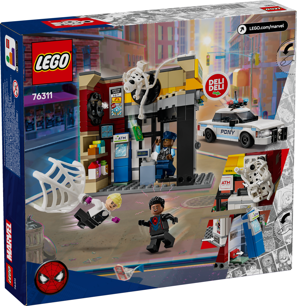 boîte LEGO Marvel 76311 : Spider-Verse - Miles Morales contre La Tache