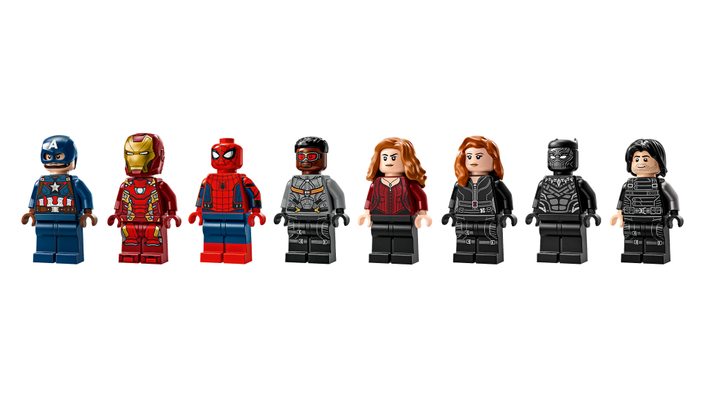 personnages LEGO Marvel 76314 : Le Combat de Captain America - Civil War