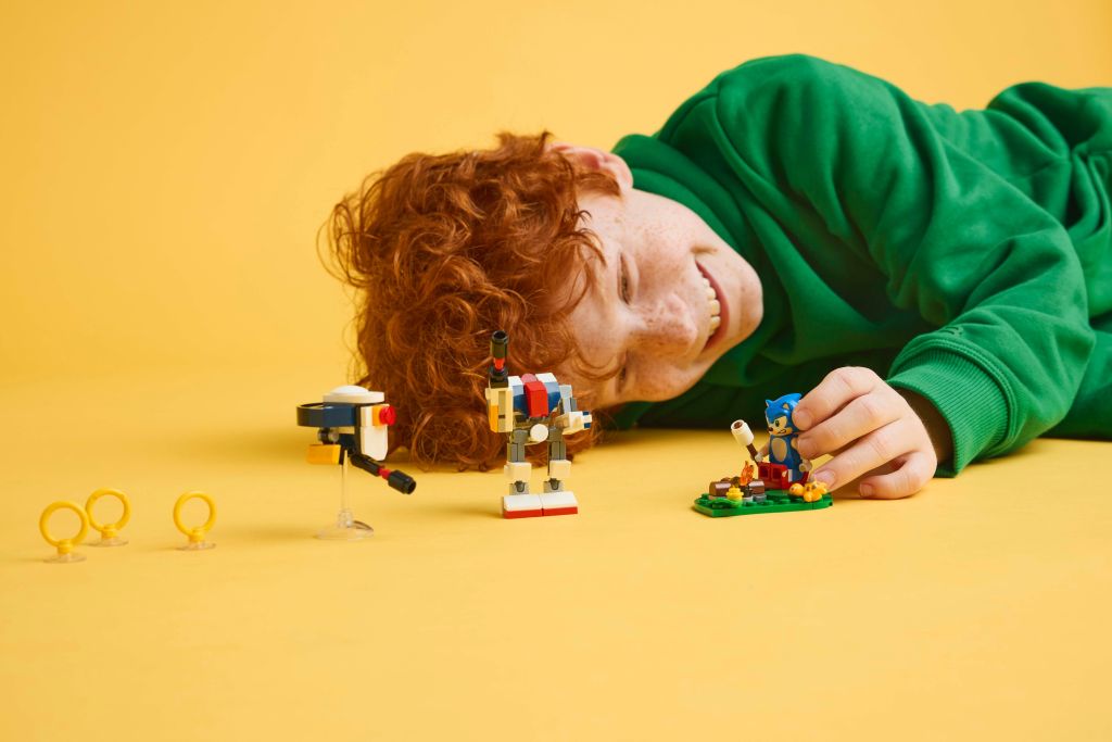 décoration LEGO Sonic 77001 Conflit au Feu de Camp