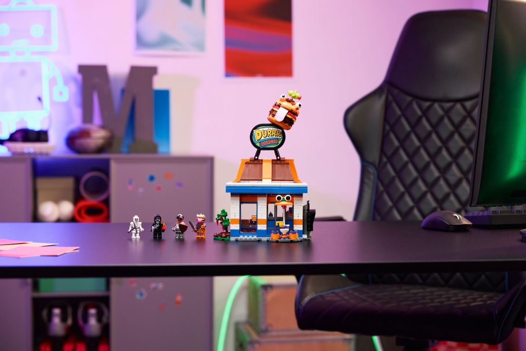 décoration LEGO Fortnite 77076 Le Restaurant Durrr Burger