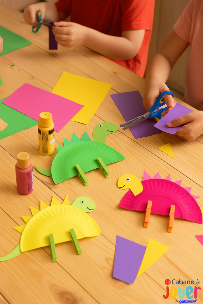 bricolage maternelle assiette en carton