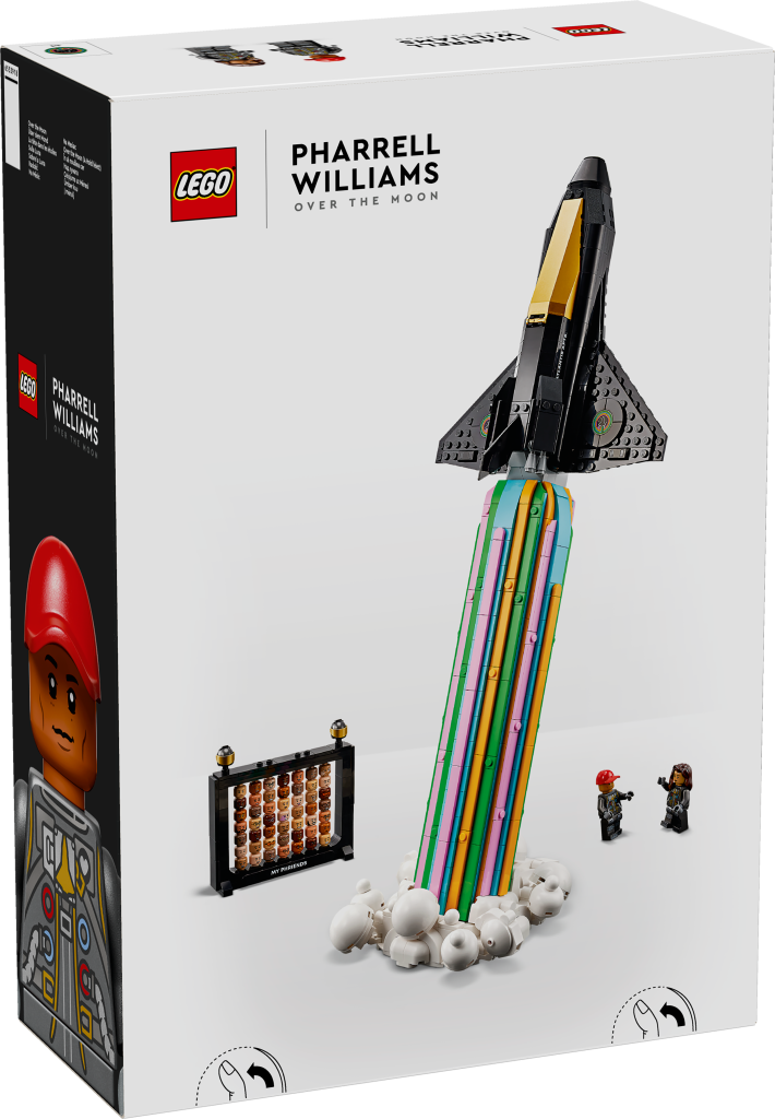 boîte LEGO Icons 10391 : La tête dans les étoiles avec Pharrell Williams