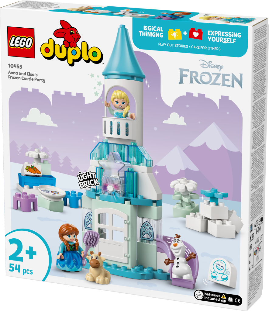 boîte LEGO DUPLO 10455 La fête d’Anna et Elsa au château de glace