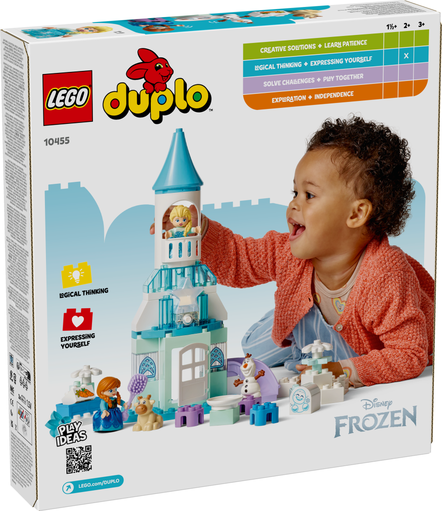 boîte LEGO DUPLO 10455 La fête d’Anna et Elsa au château de glace