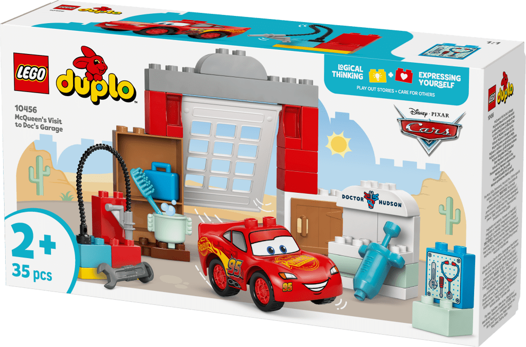 boîte LEGO DUPLO 10456 La visite de McQueen au garage de Doc