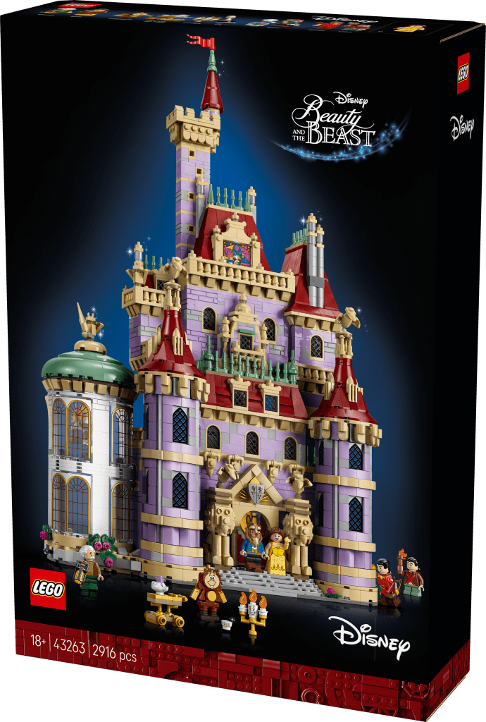 boîte LEGO Disney 43263 Le château de La Belle et la Bête