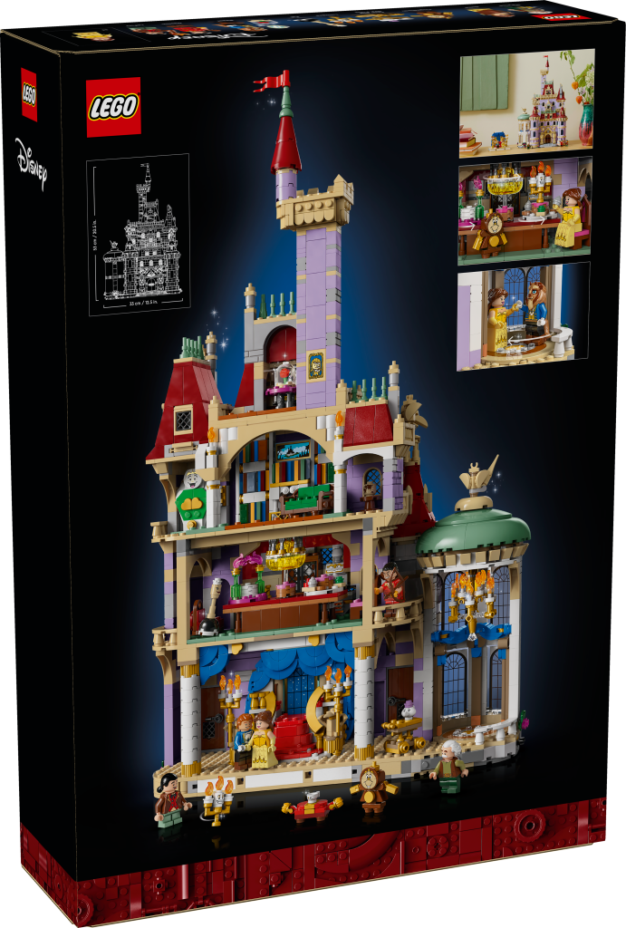 boîte LEGO Disney 43263 Le château de La Belle et la Bête