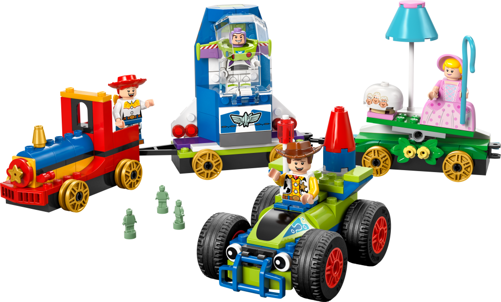 LEGO Disney et Pixar 43264 Le train en fête et voiture RC Toy Story