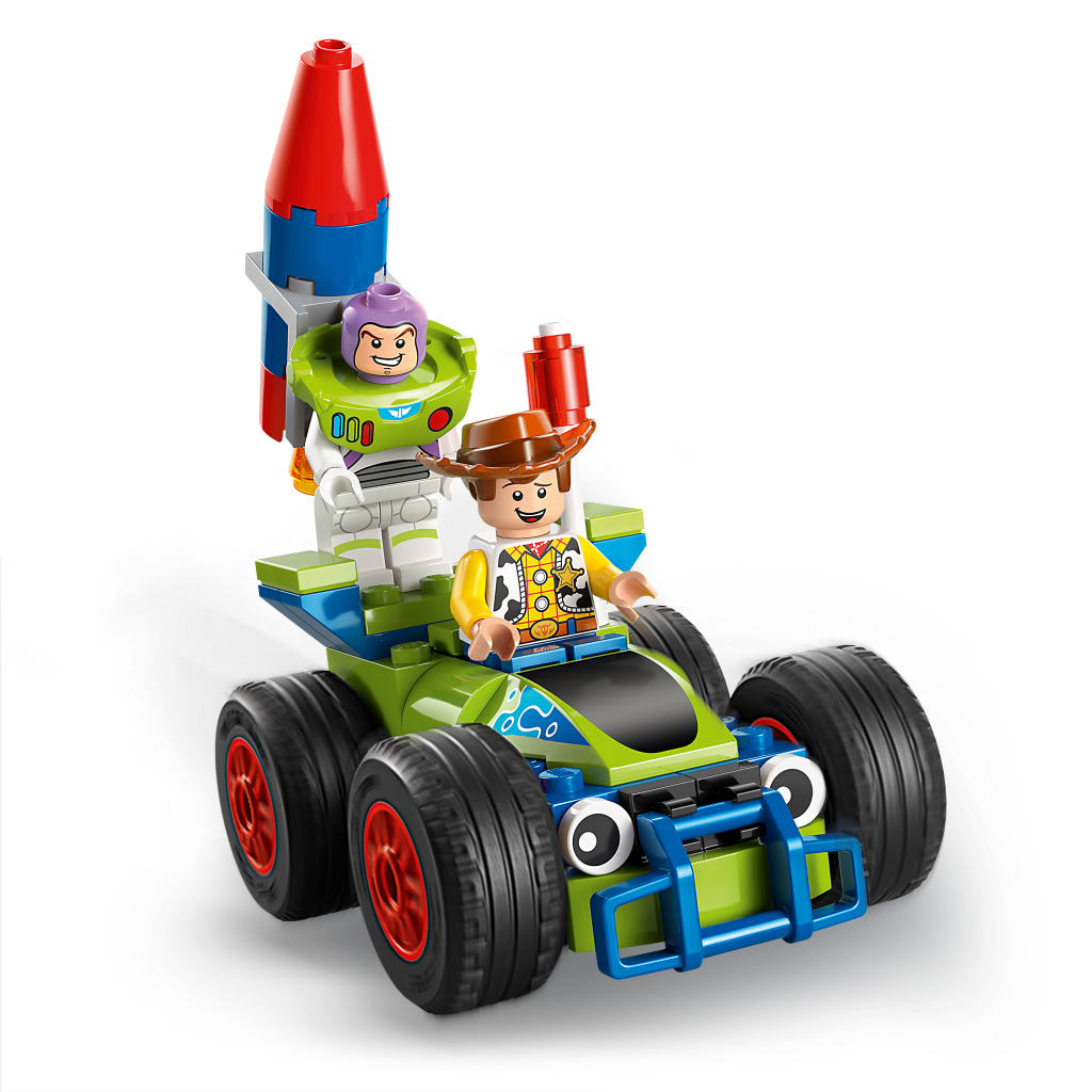détails LEGO Disney et Pixar 43264 Le train en fête et voiture RC Toy Story