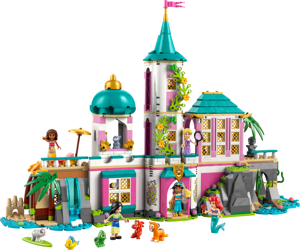 LEGO Disney 43267 Le château des princesses et les animaux royaux
