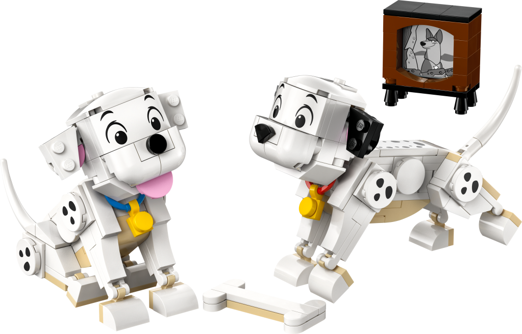 LEGO Disney 43271 Lucky et Penny, les chiots des 101 Dalmatiens