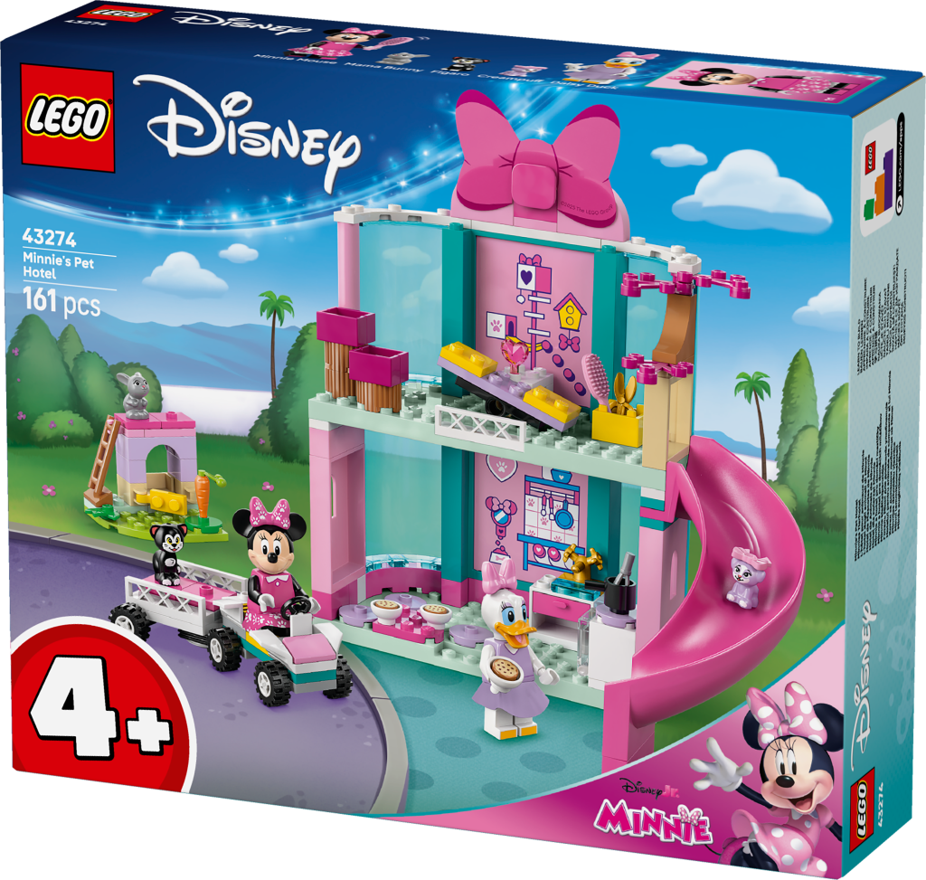 boîte LEGO Disney 43274 L’hôtel pour animaux de Minnie