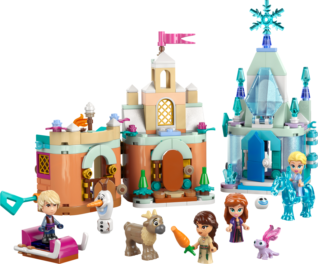 LEGO Disney 43278 château d’Arendelle et palais de glace d’Elsa miniatures