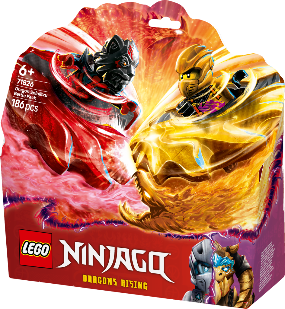 boîte LEGO Ninjago 71 826 Pack de combat Spinjitzu du dragon