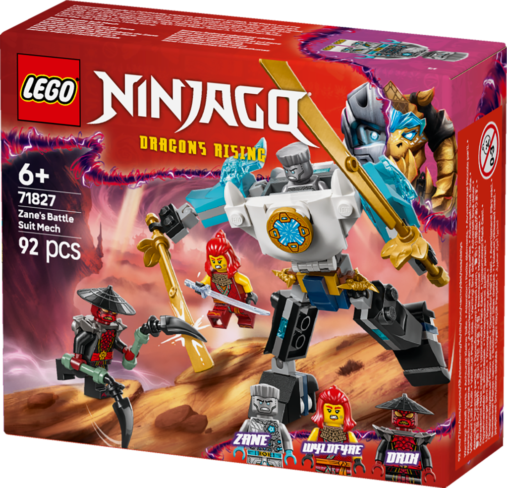boîte LEGO Ninjago 71827 La super armure robot de Zane