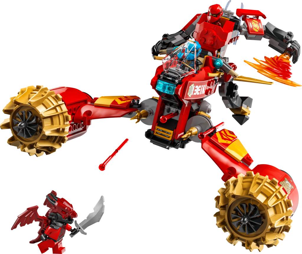 LEGO Ninjago 71830 La moto tempête du robot de Kai