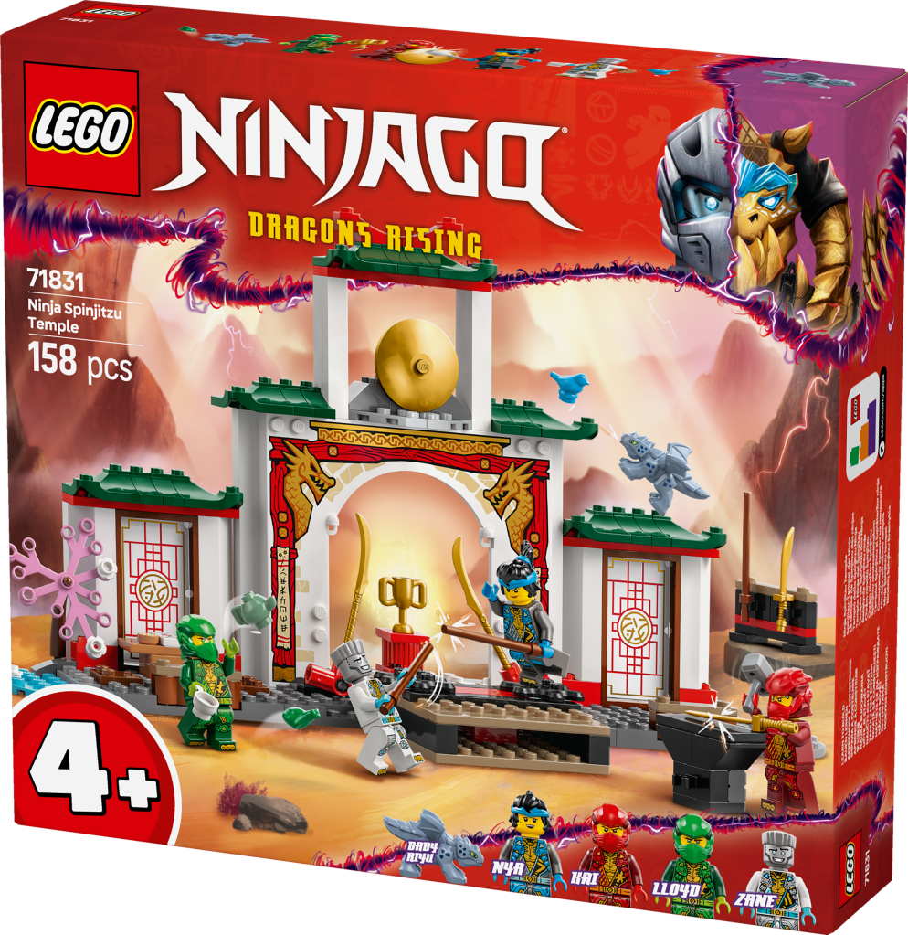 boîte LEGO Ninjago 71831 Le temple de Spinjitzu des Ninjas